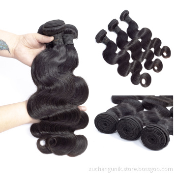Uniky cheap price straight human hair bundles directly from malaysian hair body wave wholesale good grade raw hair unprocessed